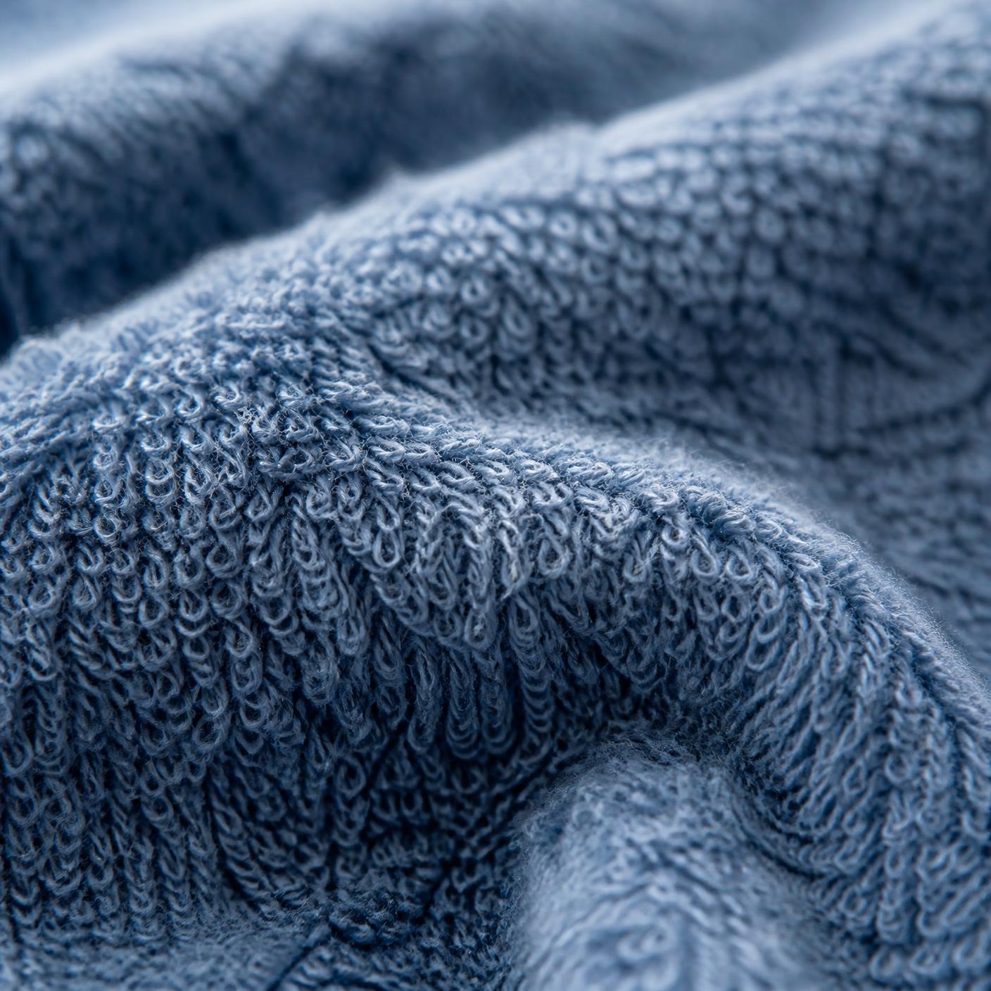 Macro detail of looped terry cloth